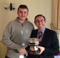 Jnr Hcp Club Champion winner Josef Filbin